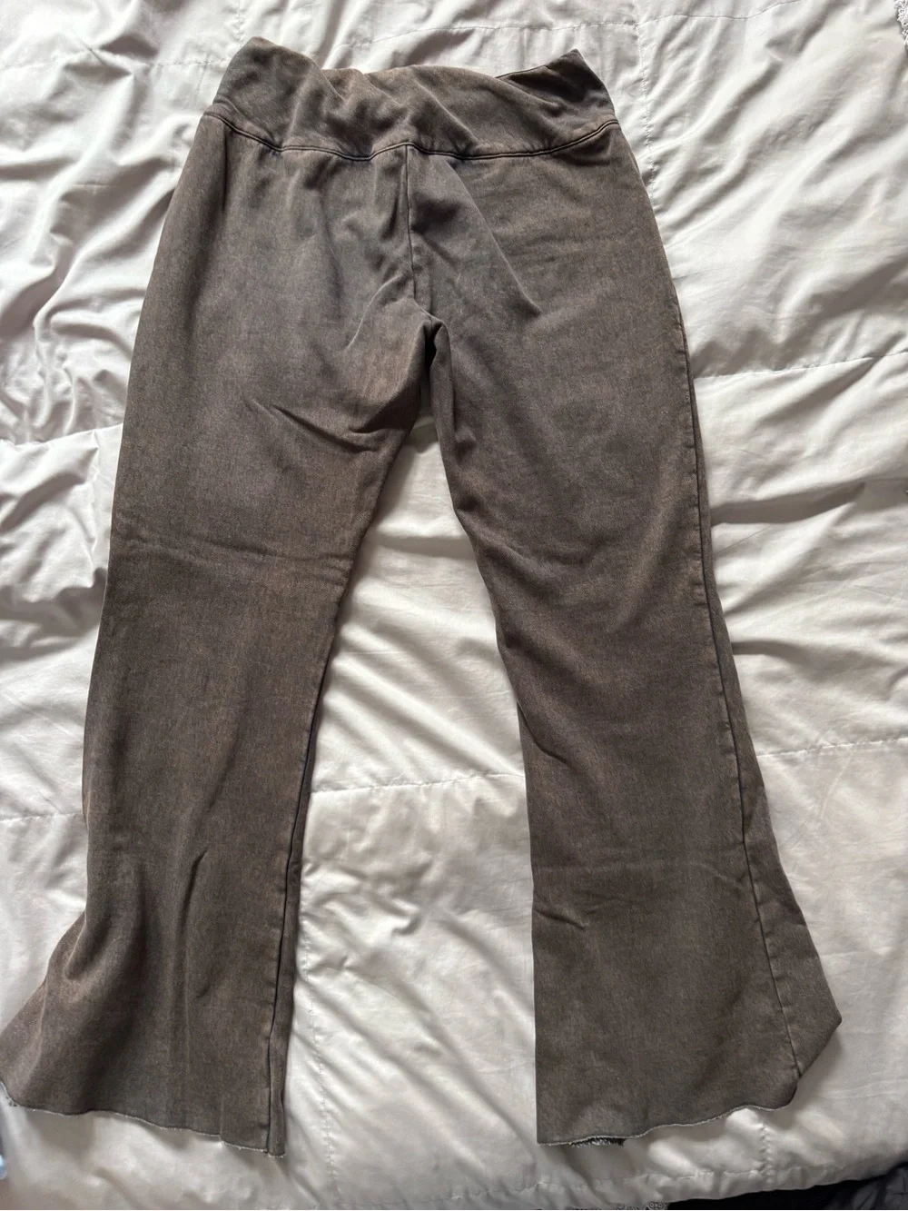 Women’s Flared Pants in Dark Brown